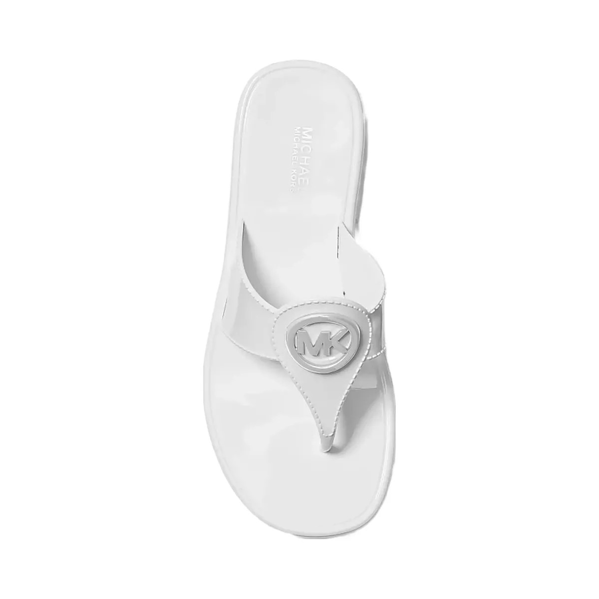 Michael Kors Hannah Jelly T-Strap Sandal Optic White - HypeFly India View 3