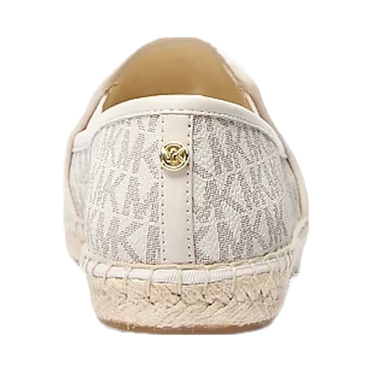 Michael Kors Hastings Signature Logo Slip-On Espadrille Vanilla - HypeFly India View 3