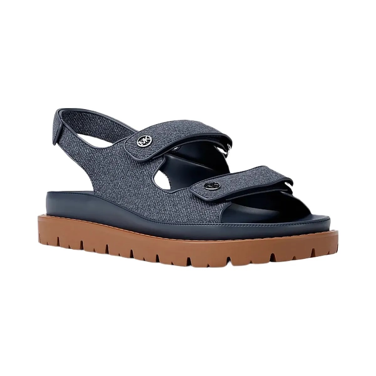 Michael Kors Holland Denim Sandal Dk Vt Bluwsh - HypeFly India View 1