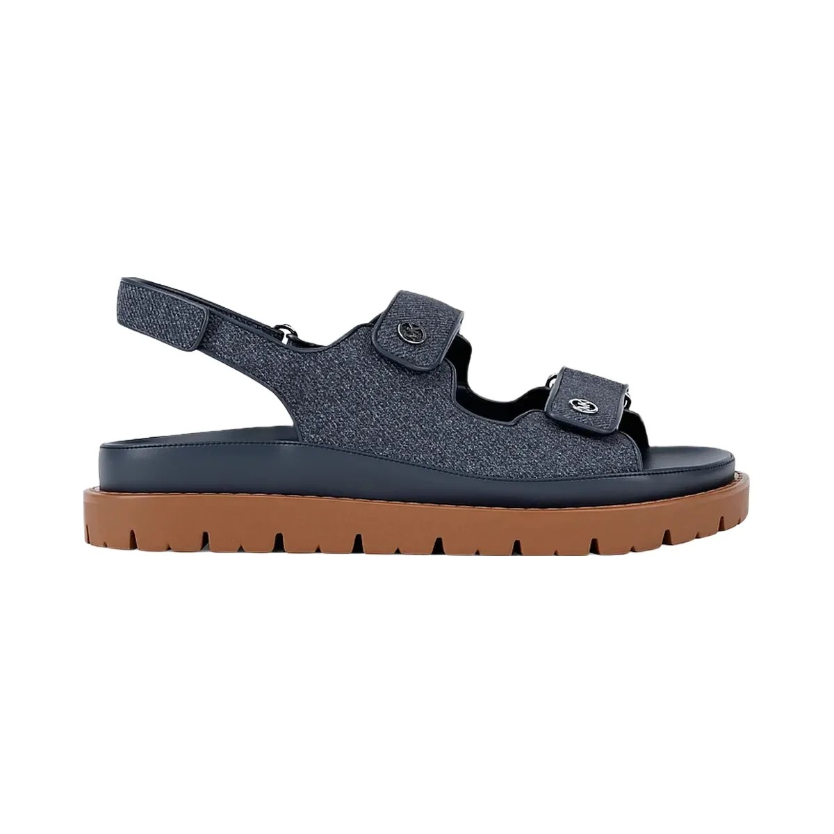 Michael Kors Holland Denim Sandal Dk Vt Bluwsh - HypeFly India View 2