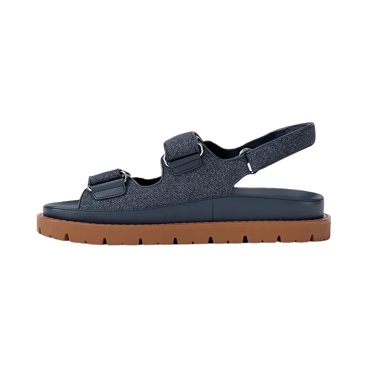 Michael Kors Holland Denim Sandal Dk Vt Bluwsh - HypeFly India View 3