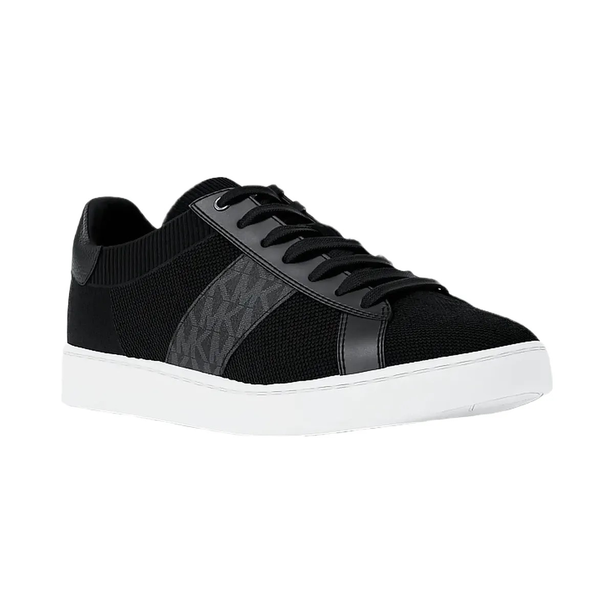 Michael Kors Jacob Mixed-Media Sneaker Black - HypeFly India View 1