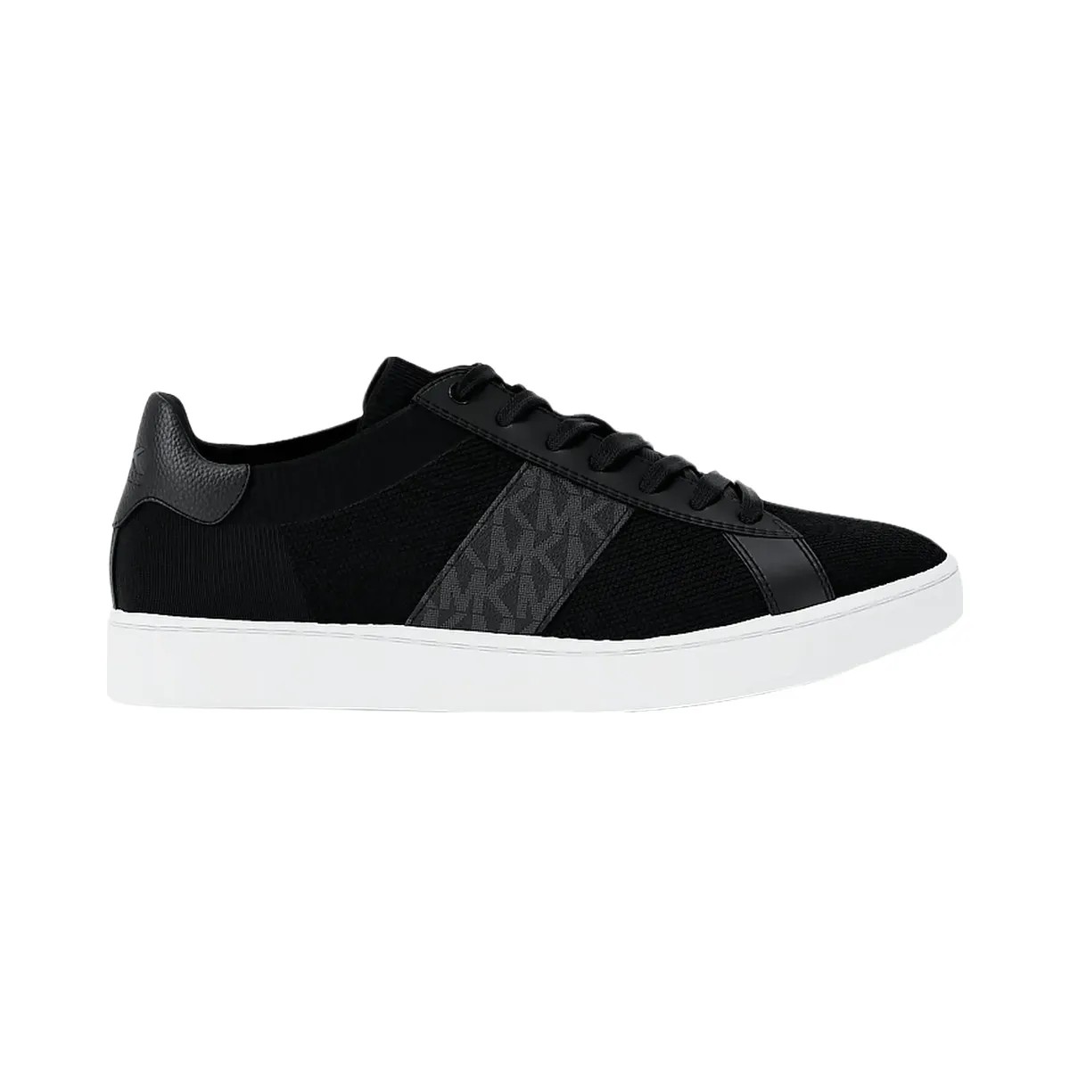 Michael Kors Jacob Mixed-Media Sneaker Black - HypeFly India View 2
