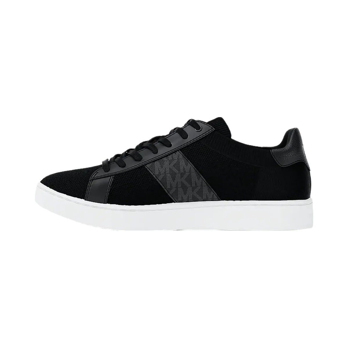 Michael Kors Jacob Mixed-Media Sneaker Black - HypeFly India View 3