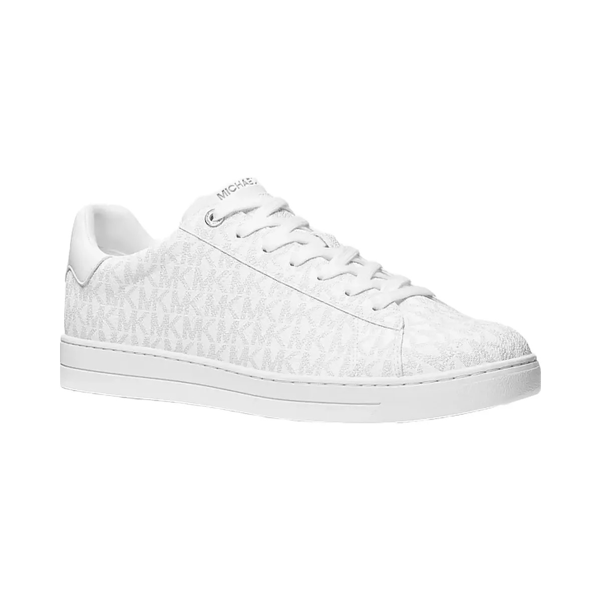 Michael Kors Jacob Signature Logo Sneaker Bright Wht - HypeFly India View 1