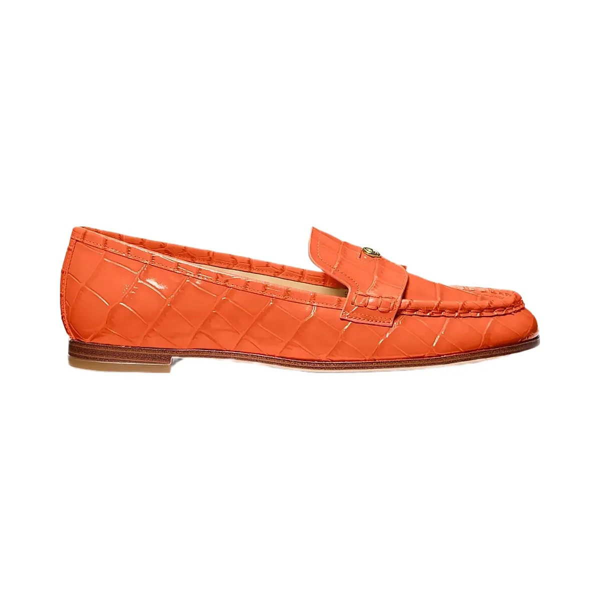 Michael Kors Jennings Crocodile Embossed Leather Loafer Mimosa - HypeFly India View 2