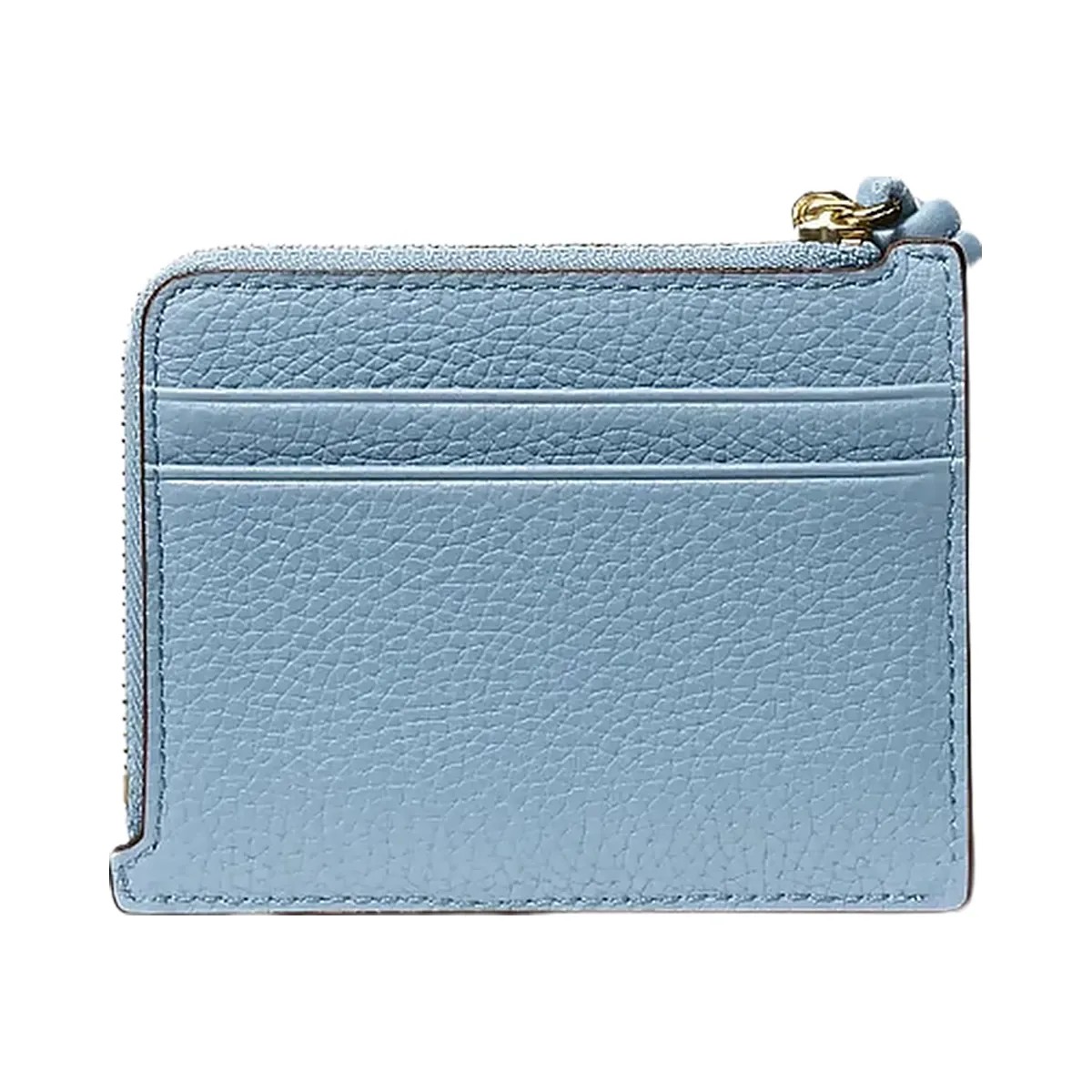 Michael Kors Jet Set Small Pebbled Leather Card Case Wristlet Chambray - HypeFly India View 3