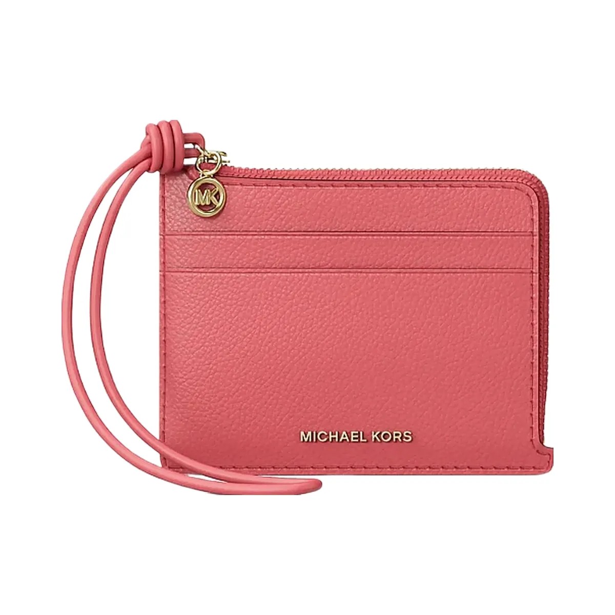 Michael Kors Jet Set Small Pebbled Leather Card Case Wristlet Lt Bry Sbt - HypeFly India View 1