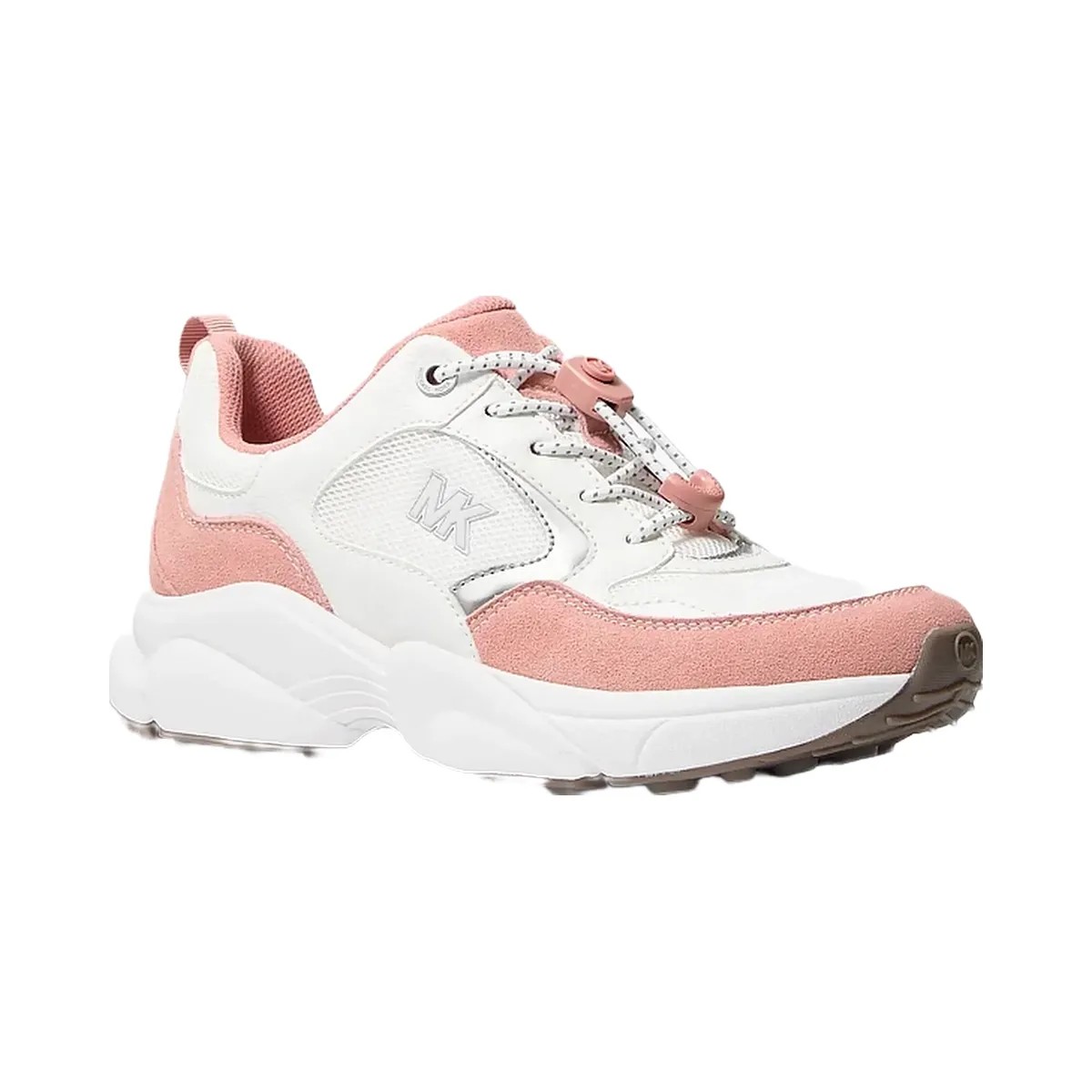 Michael Kors Jett Mixed-Media Trainer Sunset Rose Multi - HypeFly India View 1