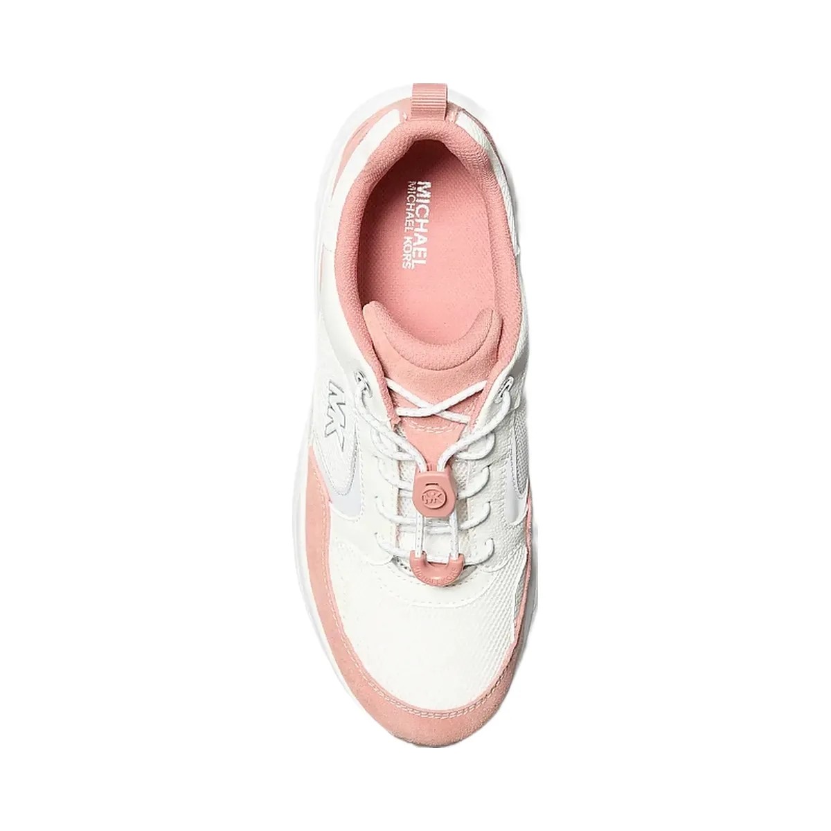 Michael Kors Jett Mixed-Media Trainer Sunset Rose Multi - HypeFly India View 3
