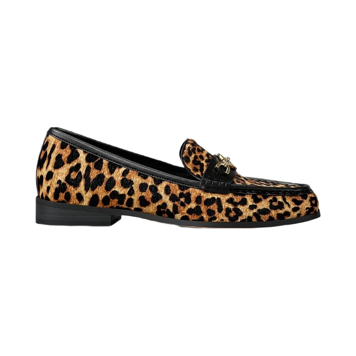 Michael Kors Kacey Leopard Print Calf Hair Loafer Dk Camel Mlt - HypeFly India View 2