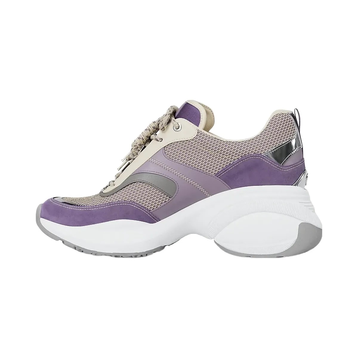 Michael Kors Kaia Mixed-Media Trainer Orchd Hz Mlt - HypeFly India View 3