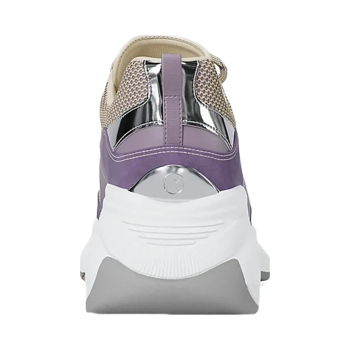 Michael Kors Kaia Mixed-Media Trainer Orchd Hz Mlt - HypeFly India View 4