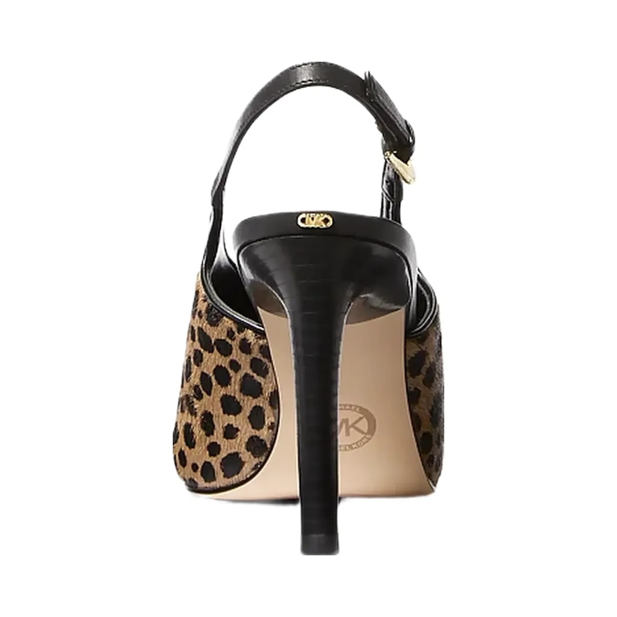 Michael Kors Kasia Cheetah Print Calf Hair Slingback Pump Husk Multi - HypeFly India View 3