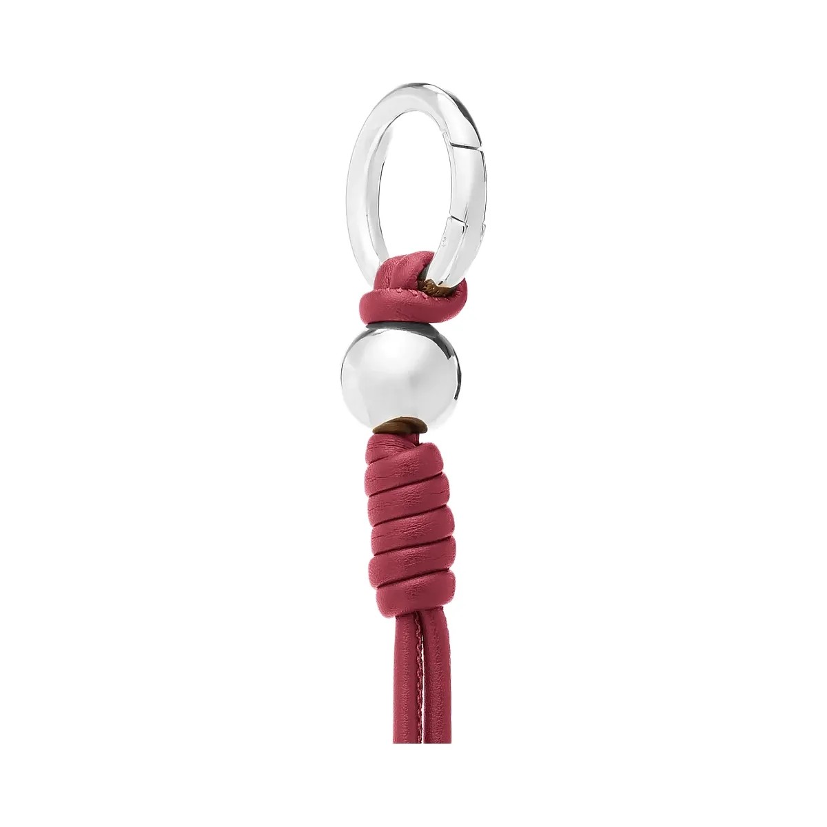 Michael Kors Knotted Rope Bag Charm Maroon - HypeFly India View 2