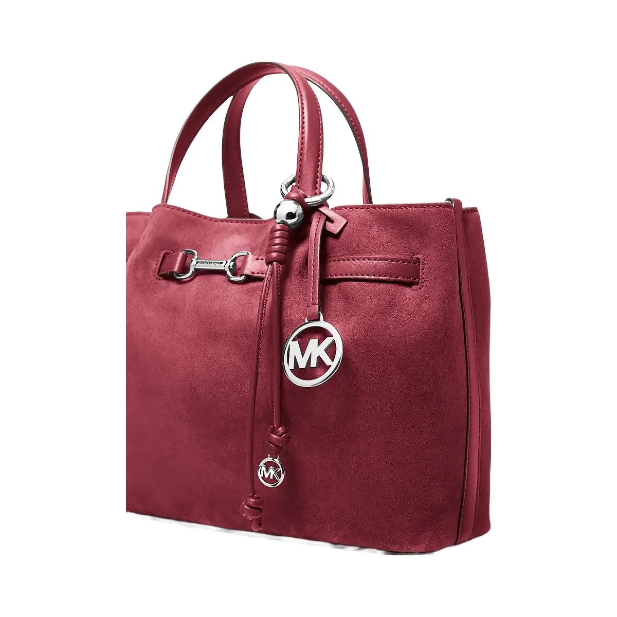 Michael Kors Knotted Rope Bag Charm Maroon - HypeFly India View 3