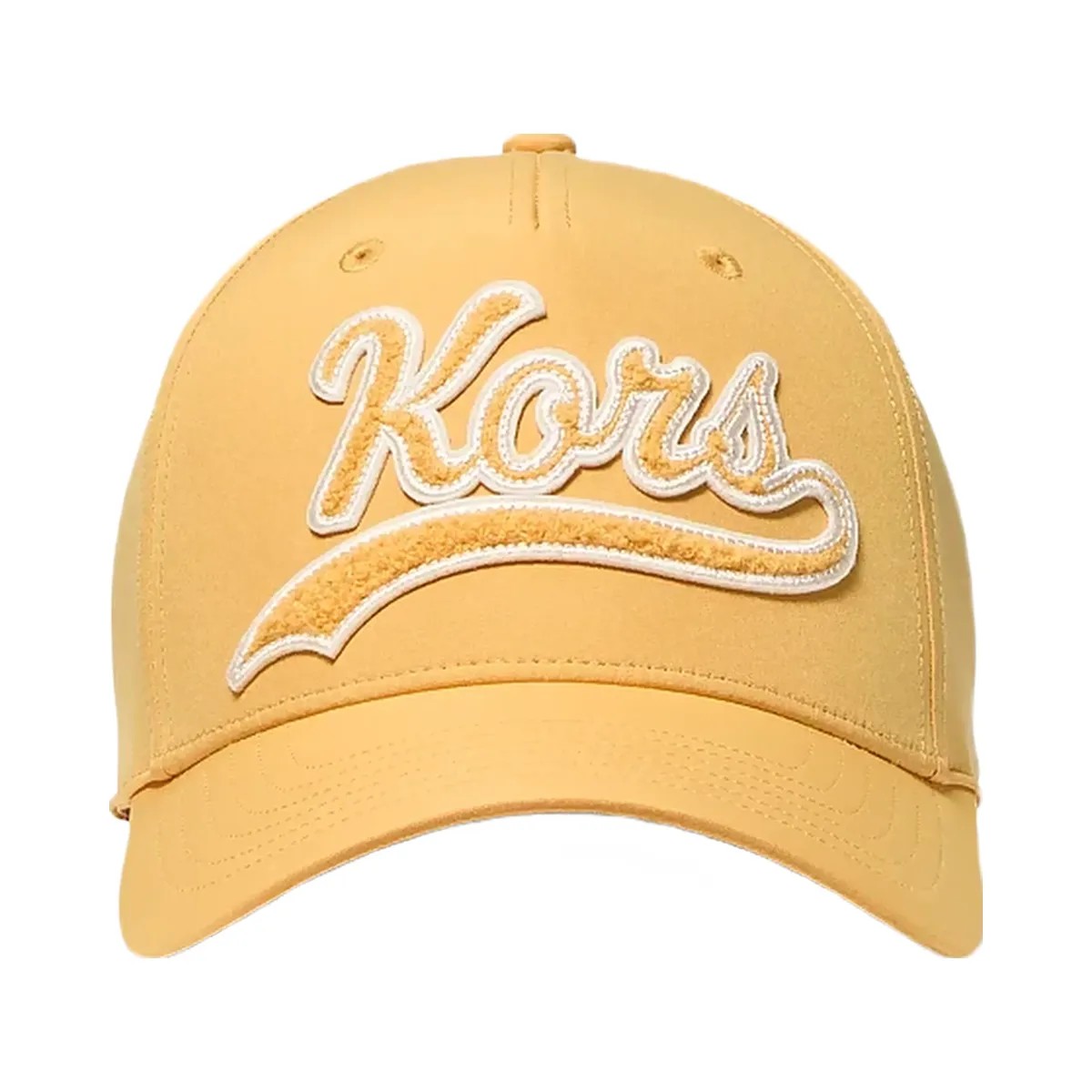 Michael Kors KORS Varsity Baseball Hat Honeywheat - HypeFly India View 1