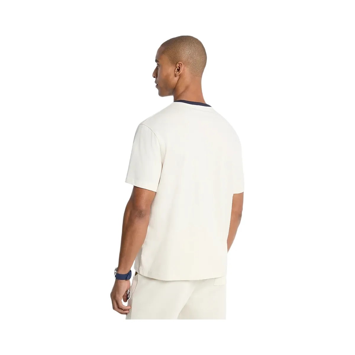 Michael Kors KORS Varsity Cotton Jersey T-Shirt Lt Cream - HypeFly India View 2