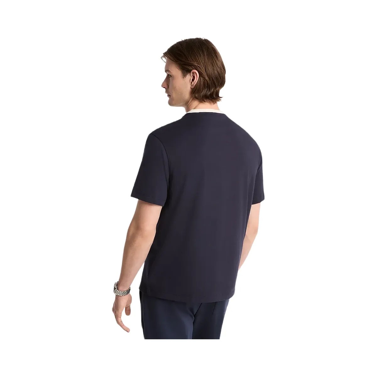 Michael Kors KORS Varsity Cotton Jersey T-Shirt Midnight - HypeFly India View 2