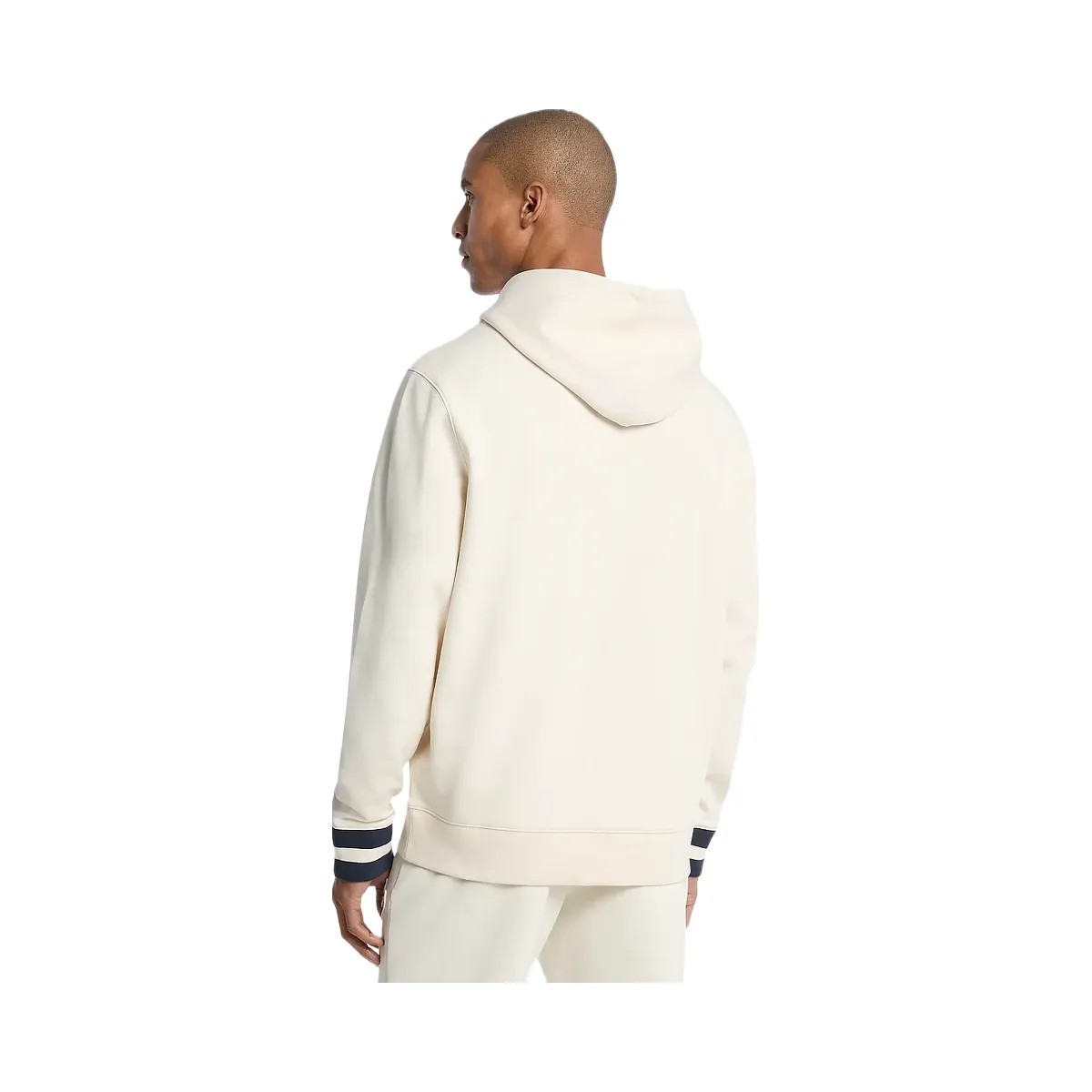 Michael Kors KORS Varsity Knit Cotton Blend Hoodie Bone - HypeFly India View 2