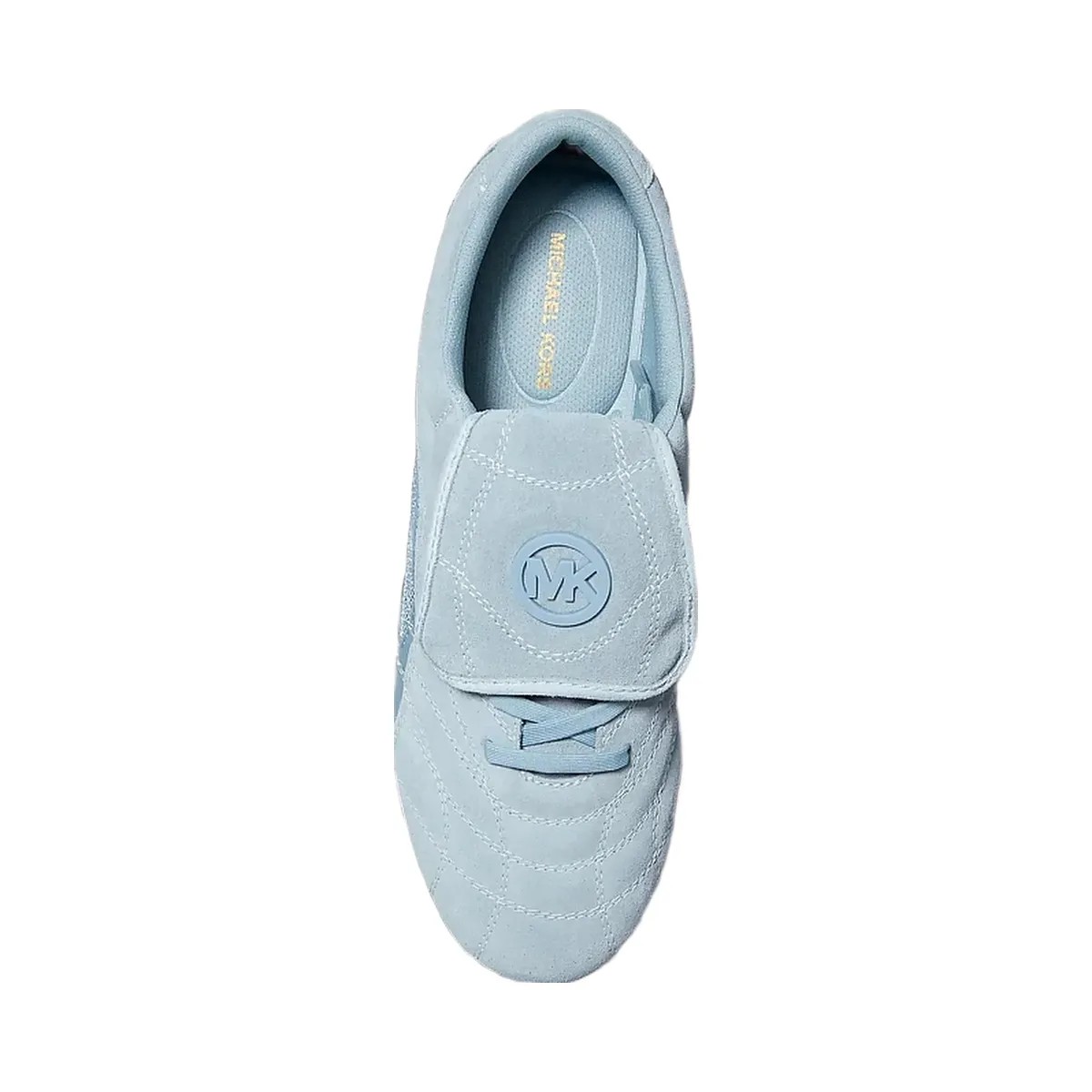 Michael Kors Kyler Suede and Mesh Trainer Chambray - HypeFly India View 3