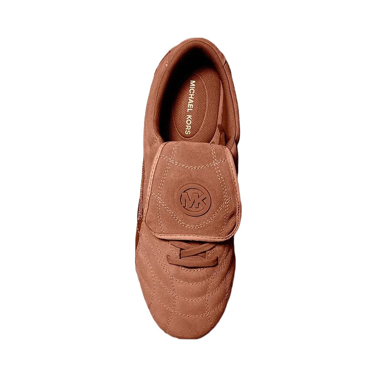Michael Kors Kyler Suede and Mesh Trainer Luggage - HypeFly India View 3