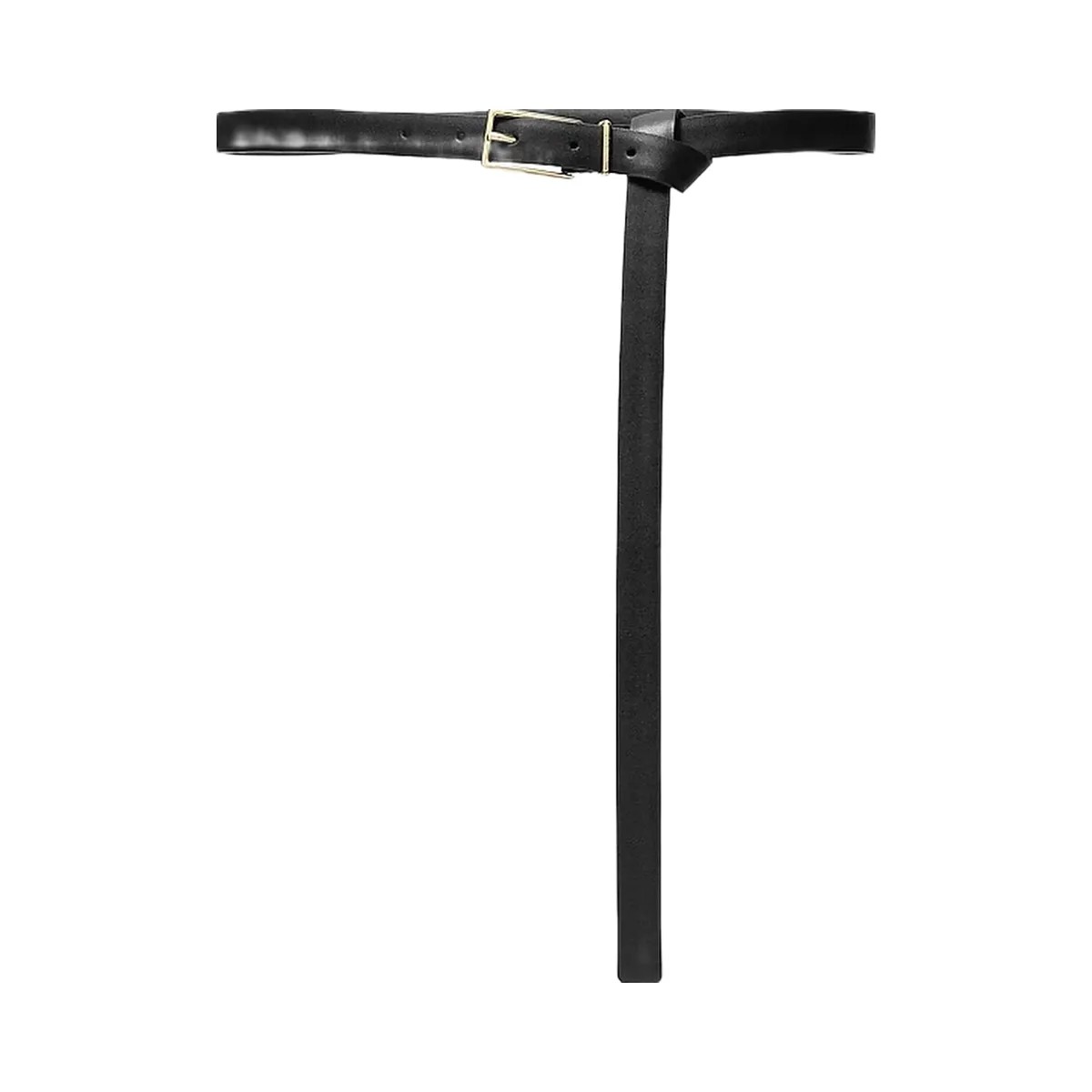 Michael Kors Leather Belt Black - HypeFly India View 1