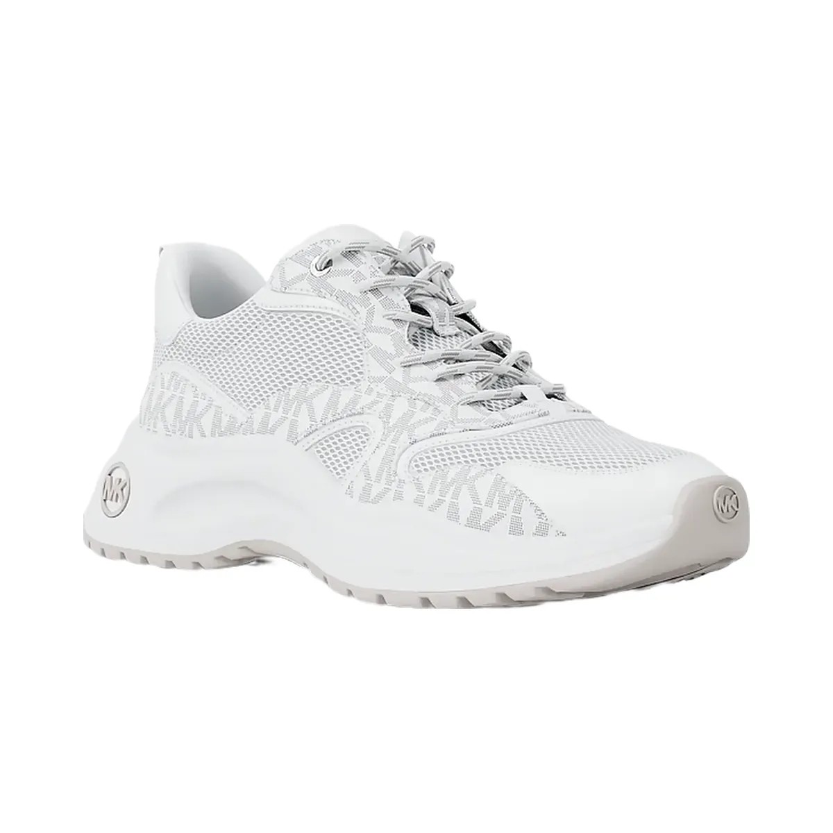 Michael Kors Levie Mixed-Media Trainer Optic White - HypeFly India View 1