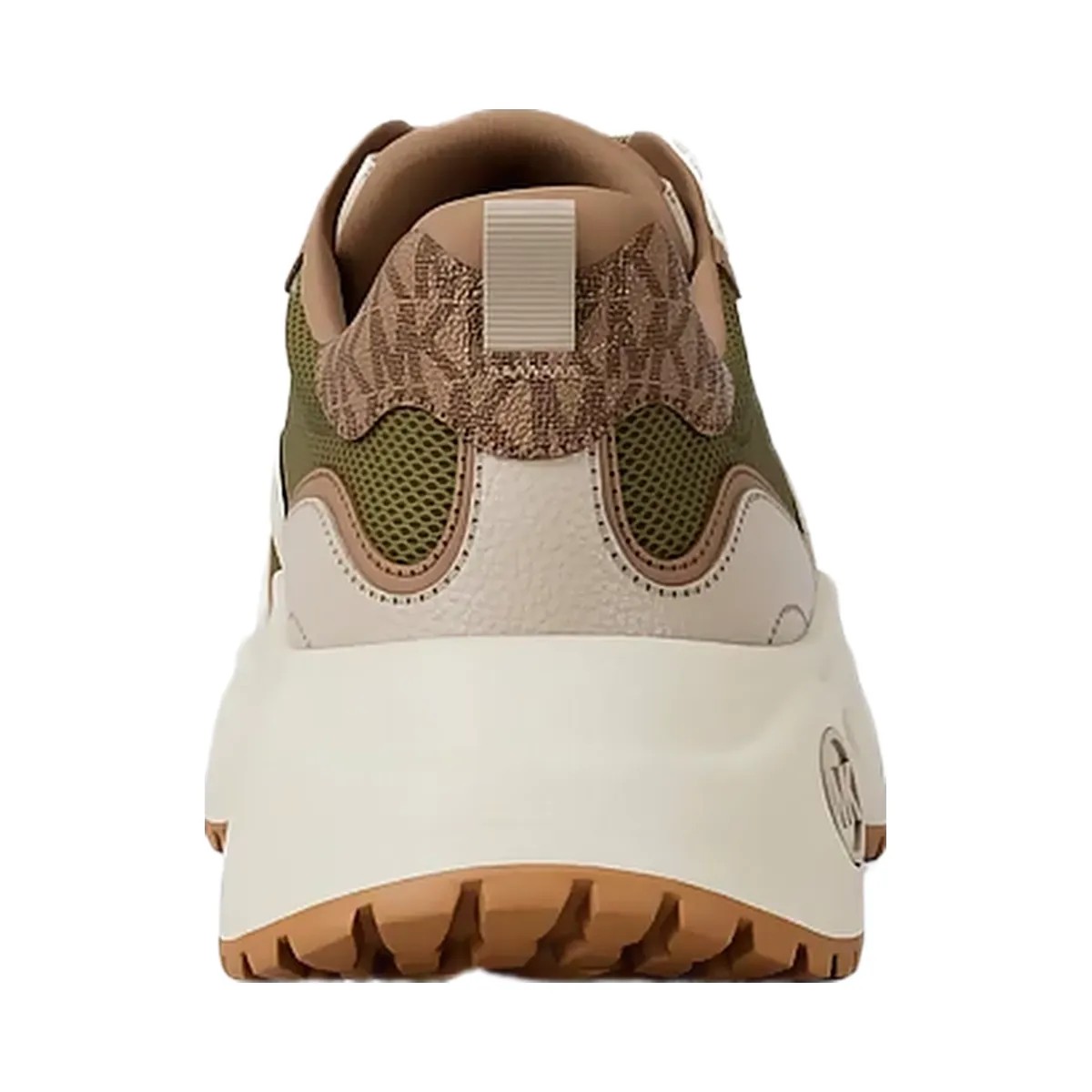 Michael Kors Levie Mixed-Media Trainer Oregano Mlt - HypeFly India View 4