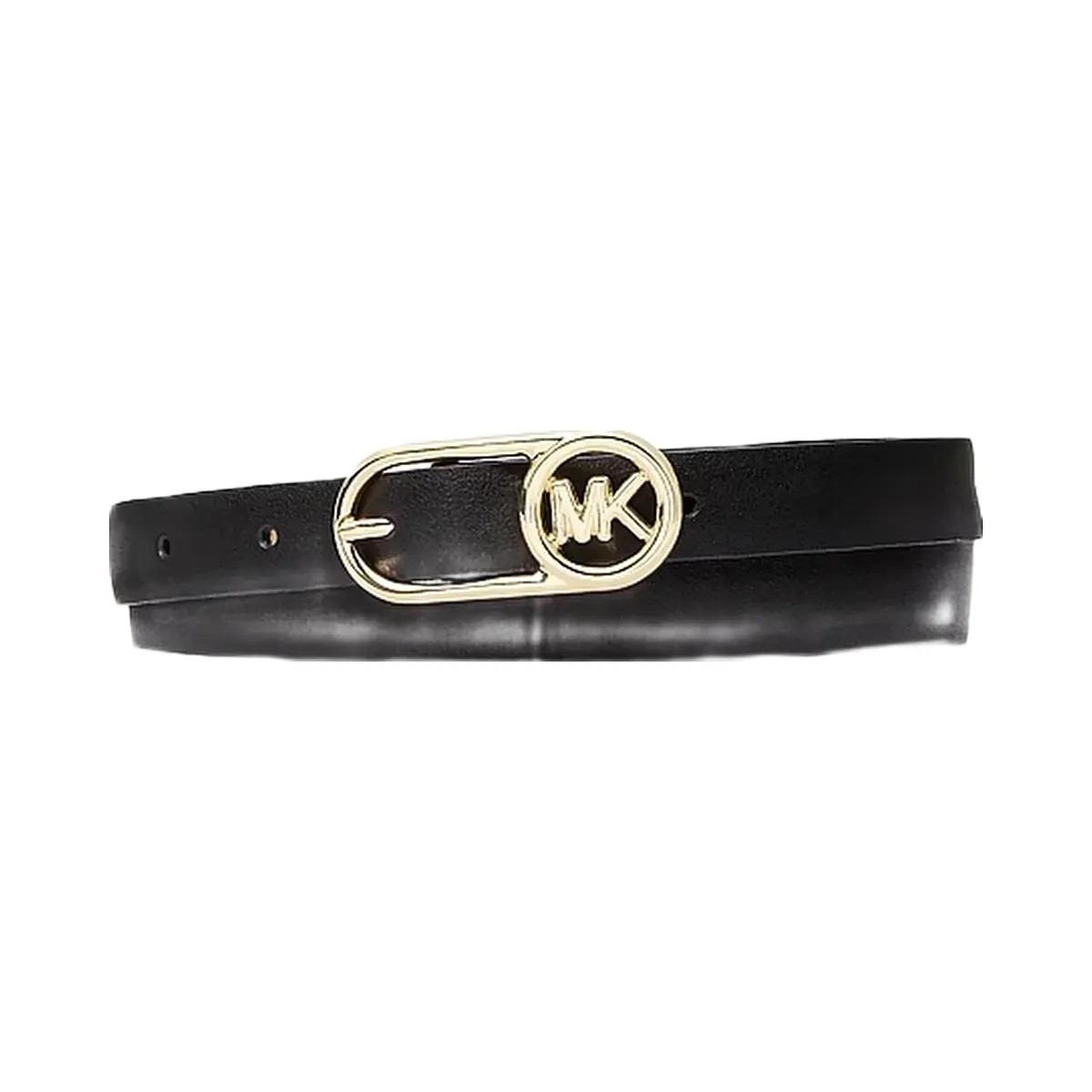 Michael Kors Logo Buckle Leather Belt Black - HypeFly India View 1