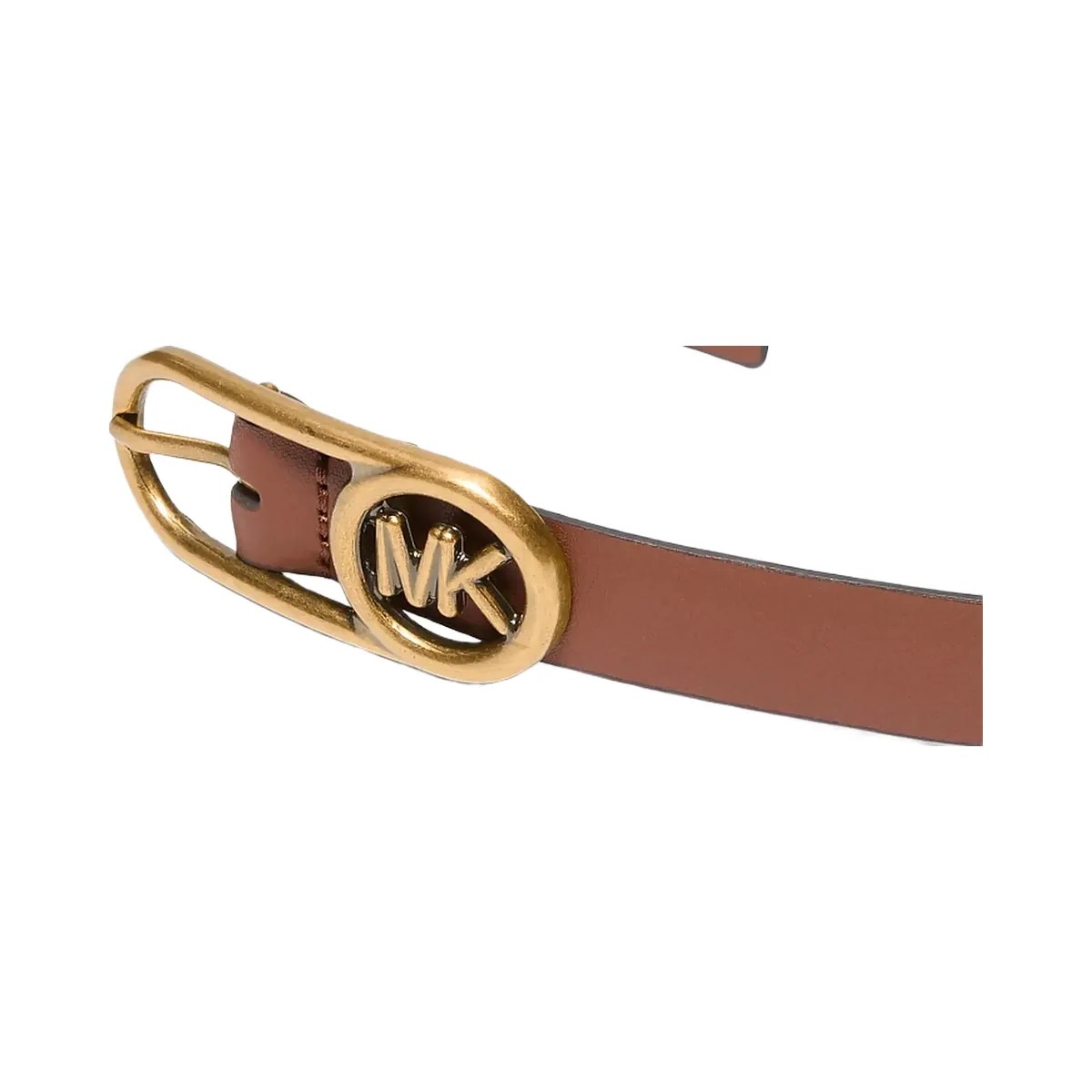 Michael Kors Logo Buckle Leather Belt Luggage - HypeFly India View 4