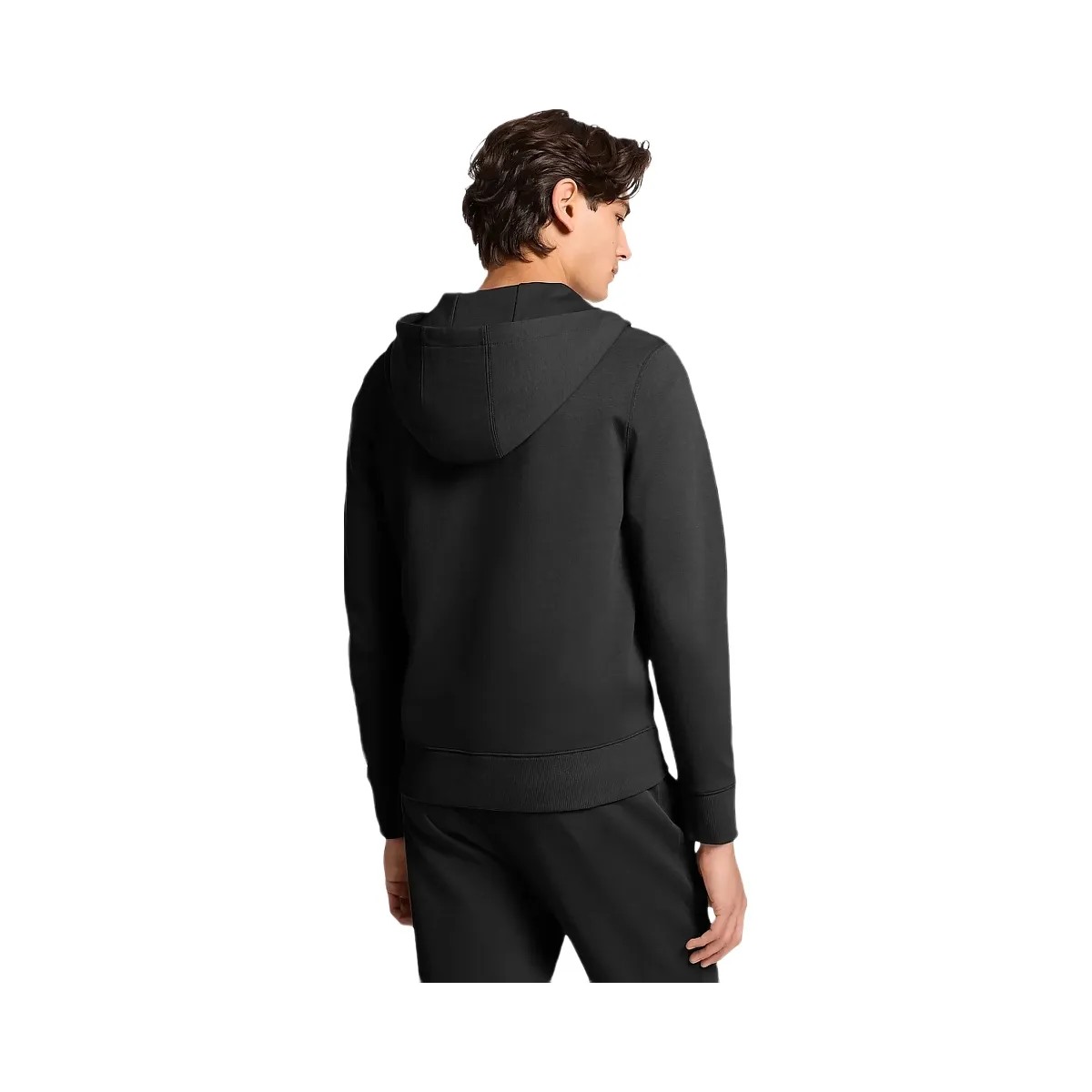 Michael Kors Logo Cotton Blend Zip-Up Hoodie Black - HypeFly India View 2
