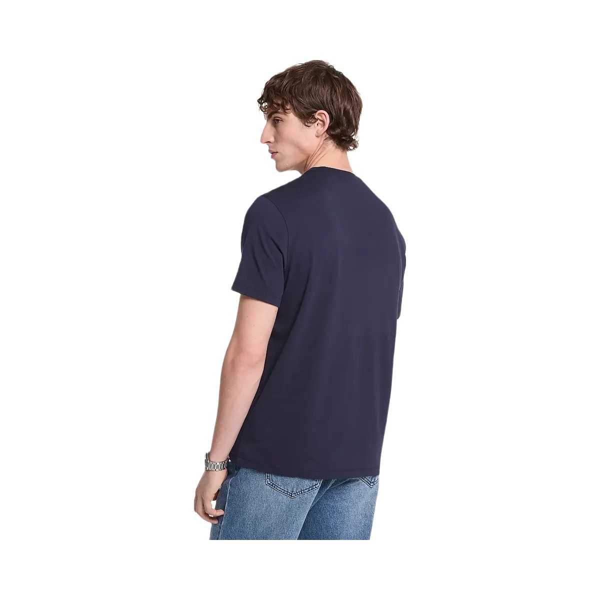 Michael Kors Logo Cotton T-Shirt Midnight - HypeFly India View 2