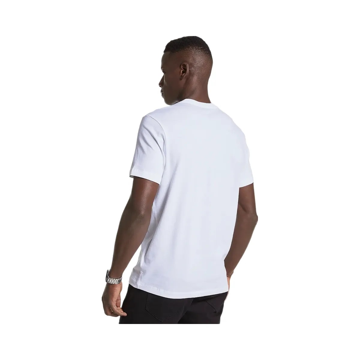 Michael Kors Logo Cotton T-shirt White - HypeFly India View 2