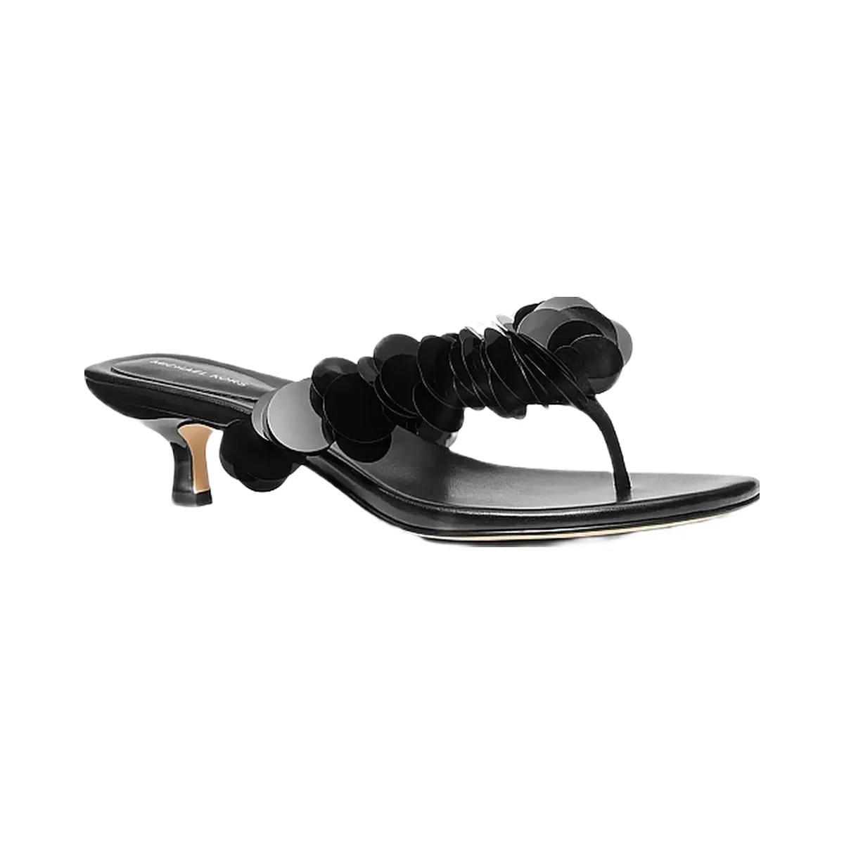 Michael Kors Loretta Sequin Embellished Sandal Black - HypeFly India View 1