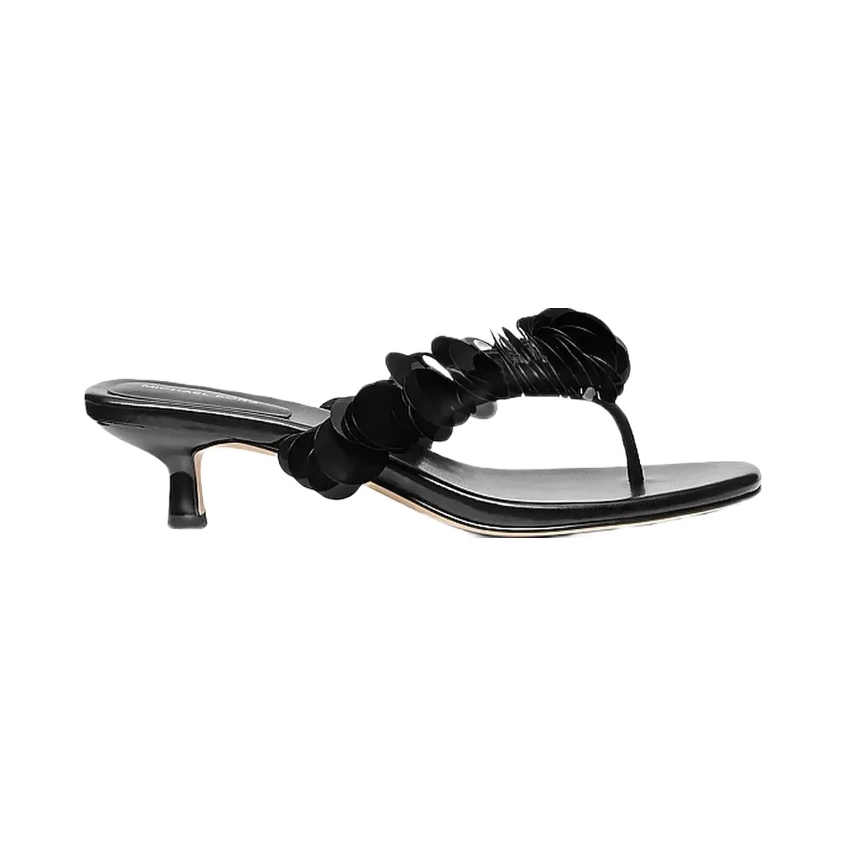 Michael Kors Loretta Sequin Embellished Sandal Black - HypeFly India View 2