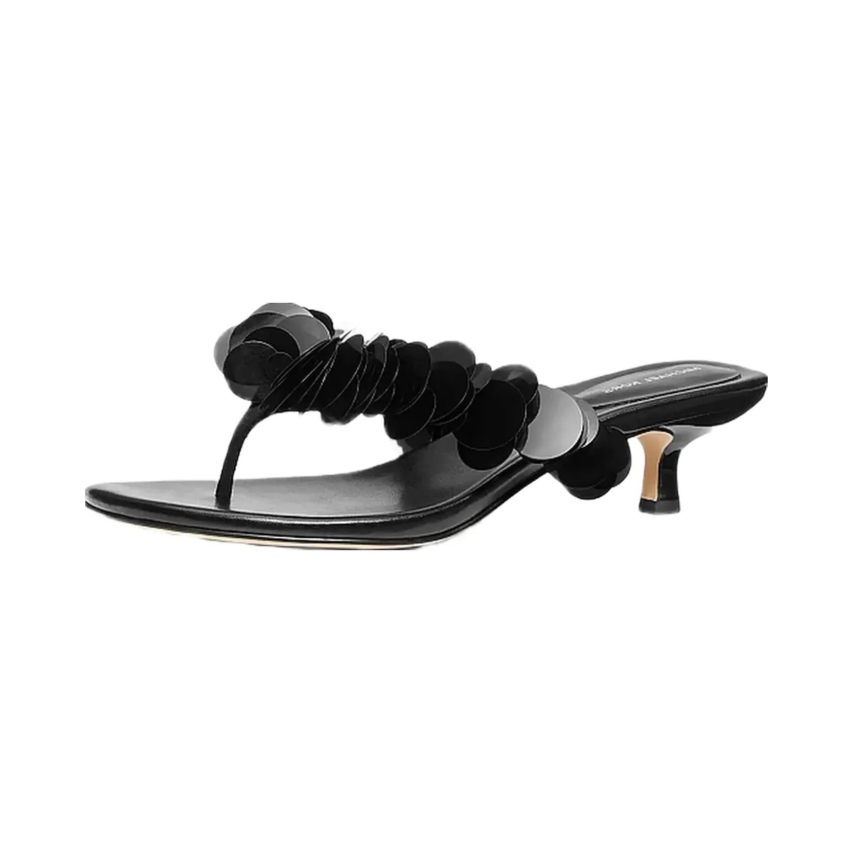 Michael Kors Loretta Sequin Embellished Sandal Black - HypeFly India View 4