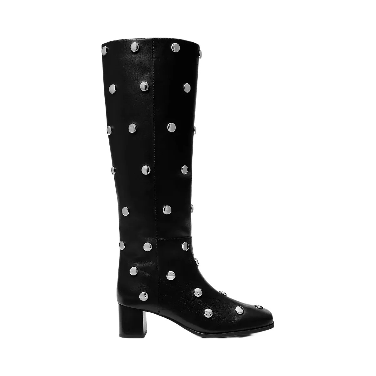 Michael Kors Matilda Flex Studded Leather Boot Black - HypeFly India View 2