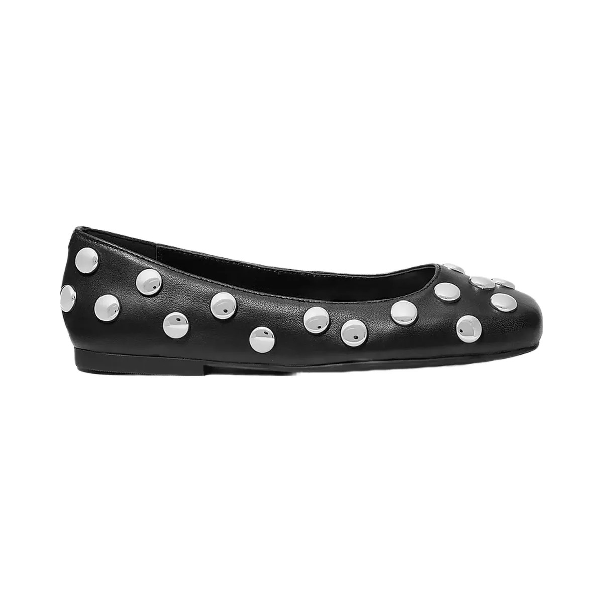 Michael Kors Matilda Studded Leather Ballet Flat Black - HypeFly India View 2