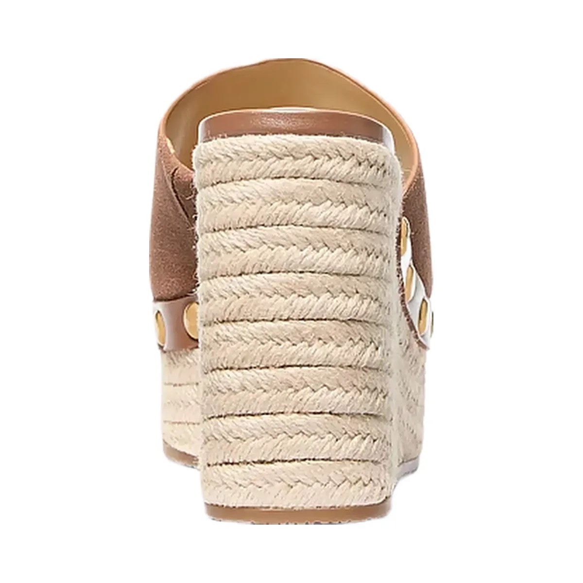 Michael Kors Mayes Suede Wedge Sandal Luggage - HypeFly India View 3