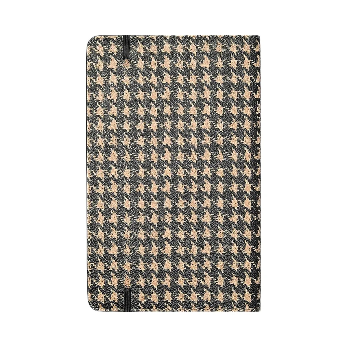 Michael Kors Medium Embellished Houndstooth Print Notebook Black/Camel - HypeFly India View 3