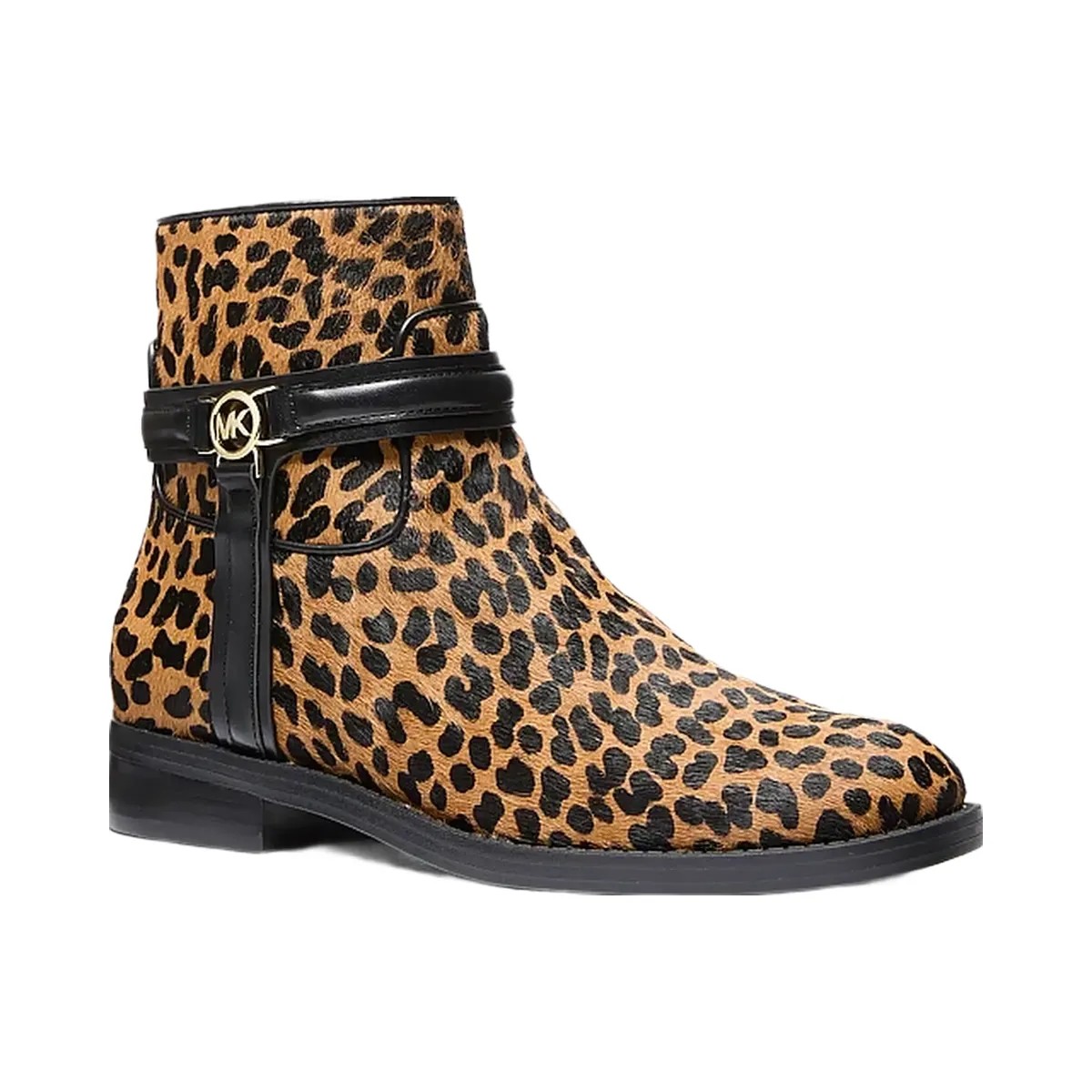Michael Kors Mindy Leopard Print Calf Hair Boot Deer Multi - HypeFly India View 1
