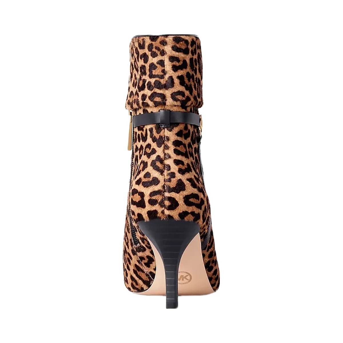 Michael Kors Nalia Leopard Print Calf Hair Boot Dk Camel Mlt - HypeFly India View 4