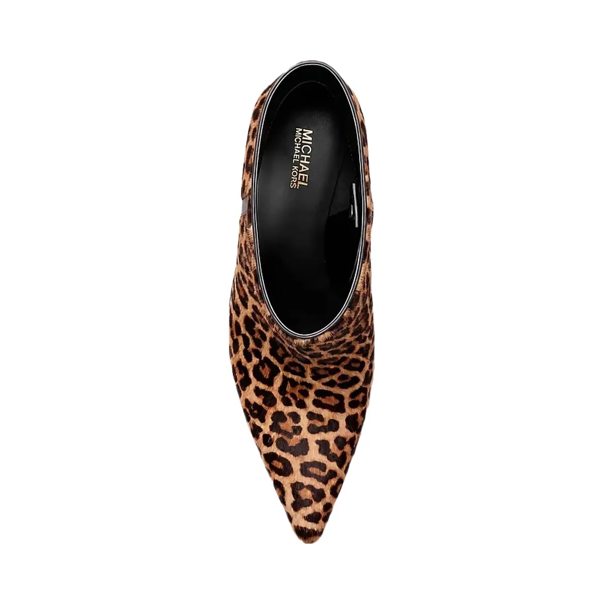 Michael Kors Nalia Leopard Print Calf Hair Boot Dk Camel Mlt - HypeFly India View 5