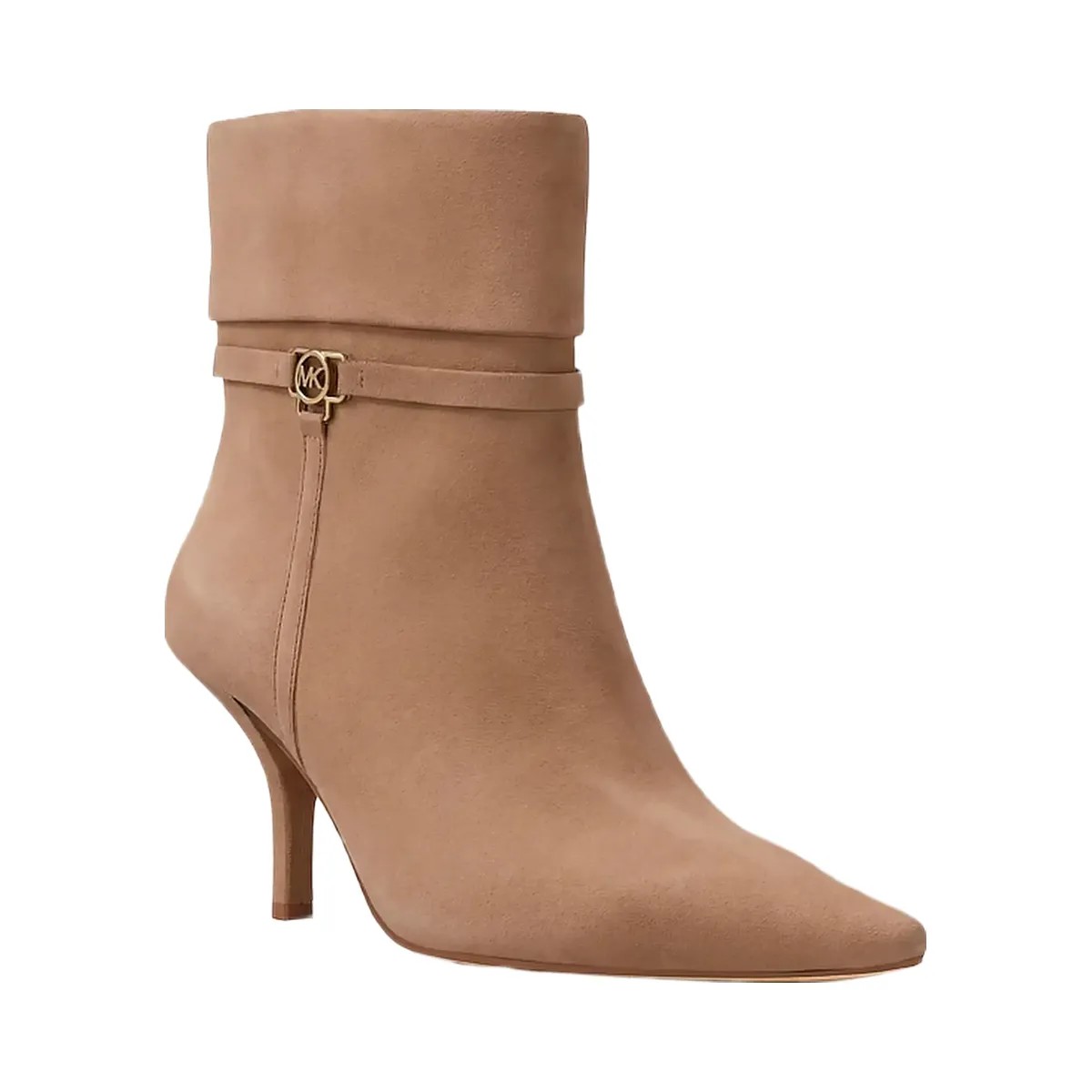 Michael Kors Nalia Polyester Microsuede Boot Camel - HypeFly India View 1