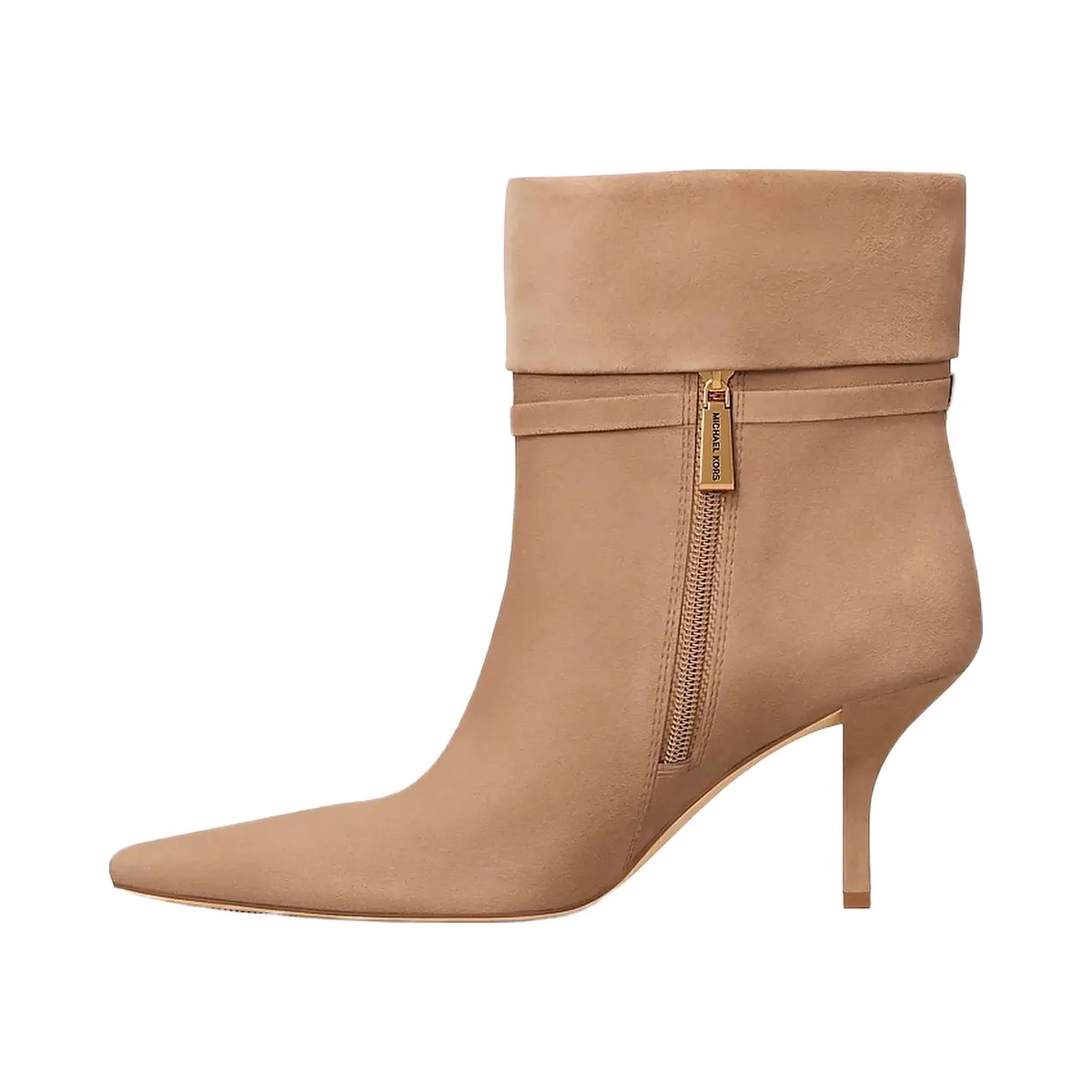 Michael Kors Nalia Polyester Microsuede Boot Camel - HypeFly India View 3