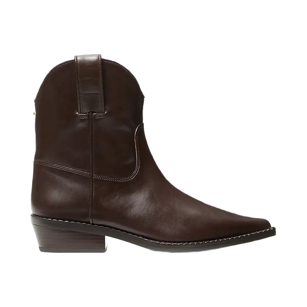 Michael Kors Noemie Leather Boot Chocolate - HypeFly India View 2