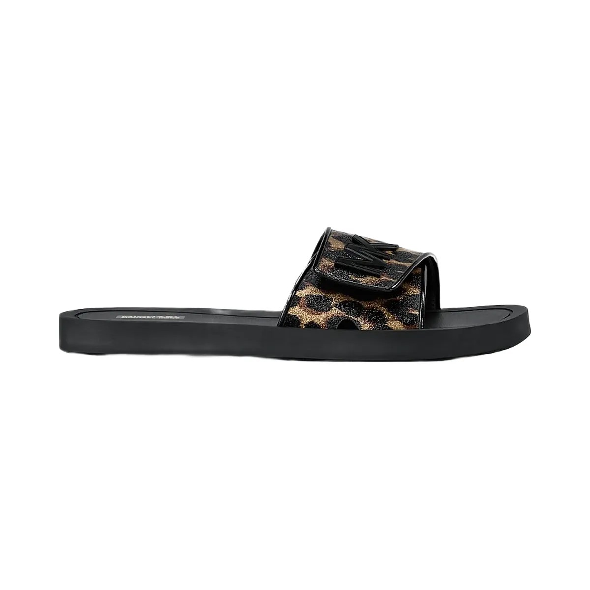 Michael Kors Palmer Cheetah Print Slide Sandal Dk Camel Mlt - HypeFly India View 2