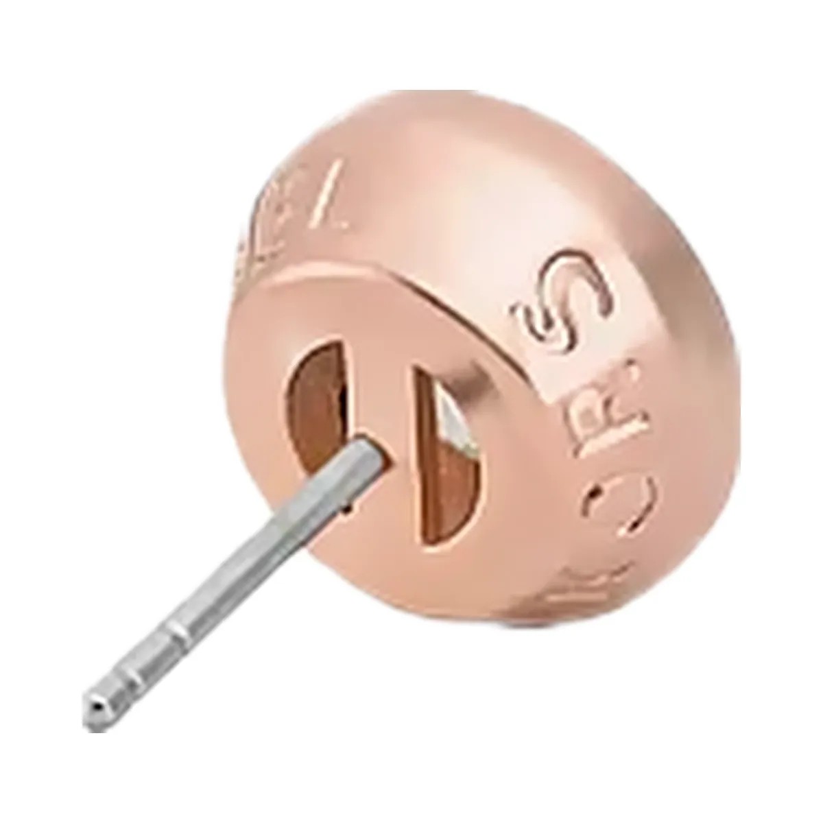 Michael Kors Pavé Halo Stud Earrings Rose Gold - HypeFly India View 2