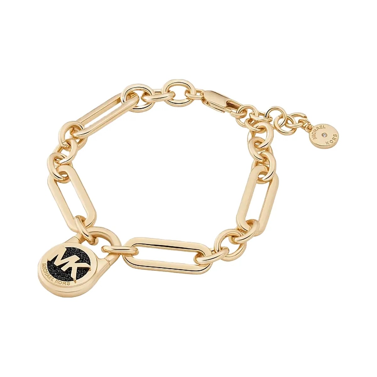 Michael Kors Pavé Lock Bracelet Gold - HypeFly India View 1